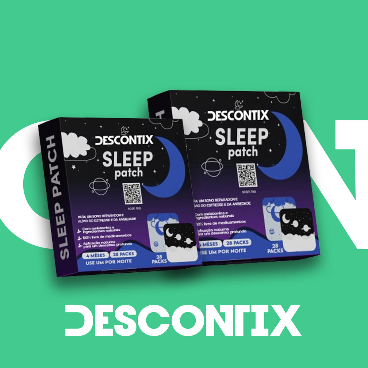 2 SleepPatch por R$99,99 -  56 Peças 8 Meses de Tratamento!